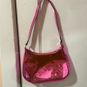 Fun Hologrpahic Pink Y2K Handbag